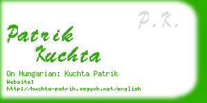 patrik kuchta business card